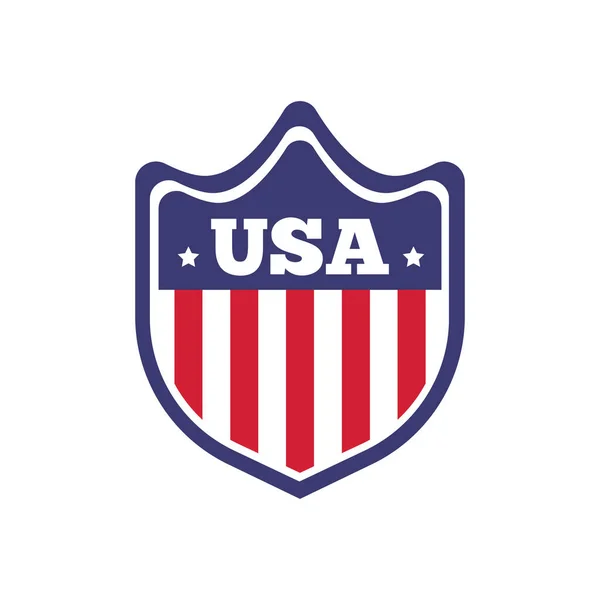 Projekt Logo Stanów Zjednoczonych Ameryki — Wektor stockowy