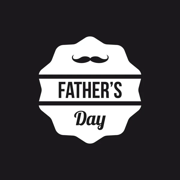 Babalar Günü Etiketi — Stok Vektör