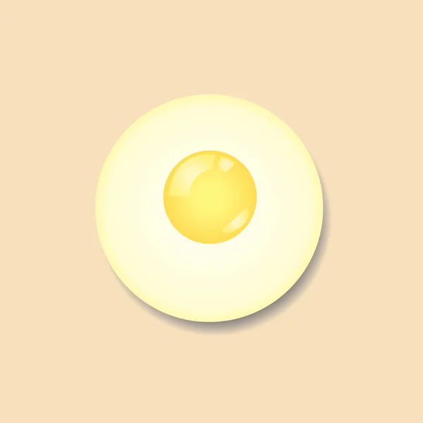 Sunny Side Egg — Stock Vector