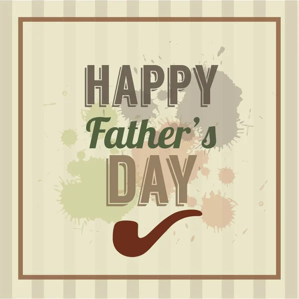 Father Day Card — Stock Vector