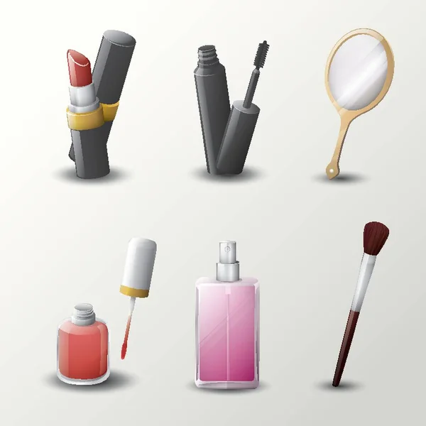 Colección Productos Belleza — Vector de stock