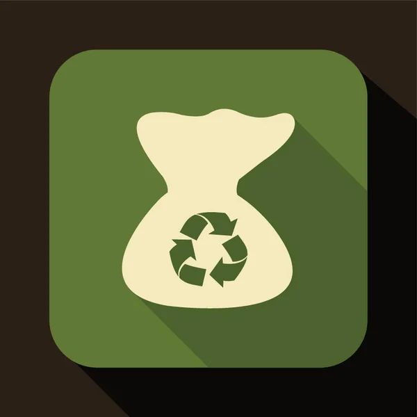 Σάκος Σύμβολο Ανακύκλωσης — Διανυσματικό Αρχείο