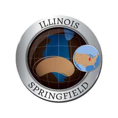 Illinois eyaleti milenyum park rozeti ile