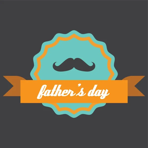 Tarjeta Felicitación Del Día Del Padre — Vector de stock