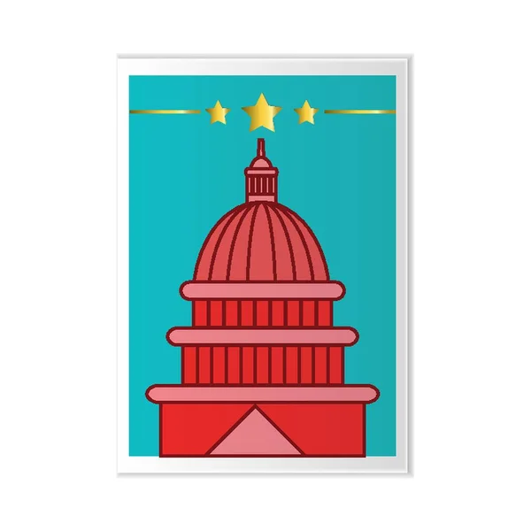 United States Capitol — Stock Vector