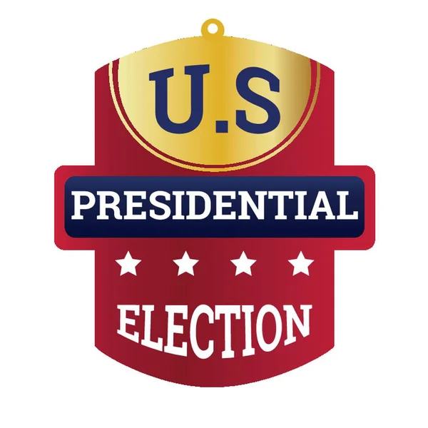 Usa Presidential Election Label — Stock Vector