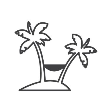 Hamaklı palmiye ağacı