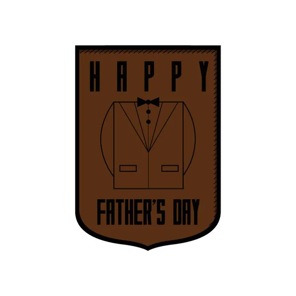Father Day Label — Stock Vector