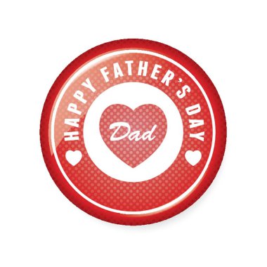 Babalar günü rozeti.