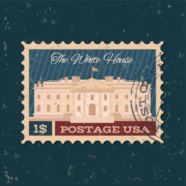 Beyaz Saray posta pulu.