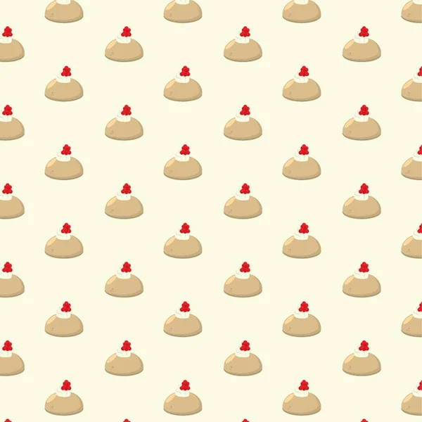 Hintergrund Mit Mini Desserts — Stockvektor