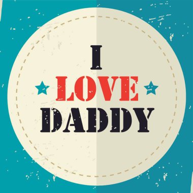 happy father's day card clipart