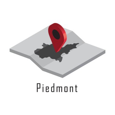 piedmont haritası ile harita işaretleyici