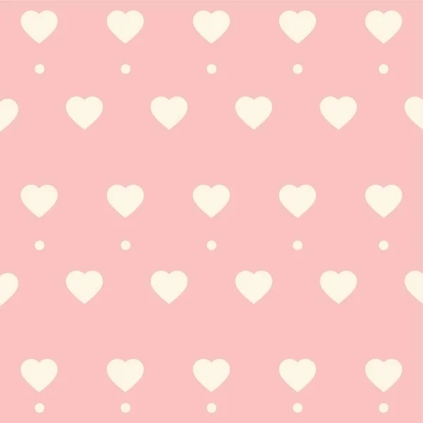 Seamless Heart Patterns Background — Stock Vector