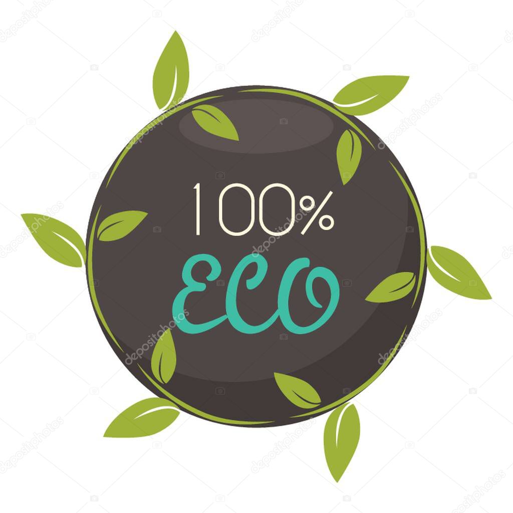 hundred percent eco label