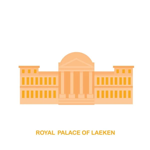 Royal Place Laeken — Stock Vector