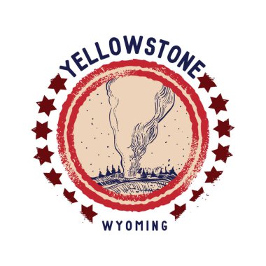 Wyoming 'in kauçuk damgası.