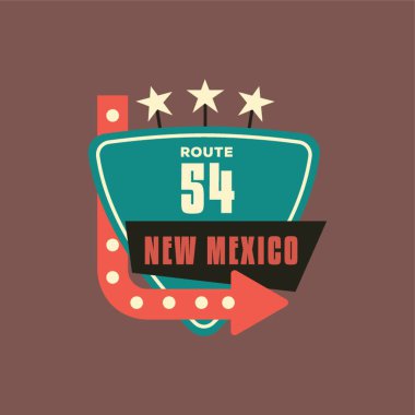 new mexico route 54 clipart