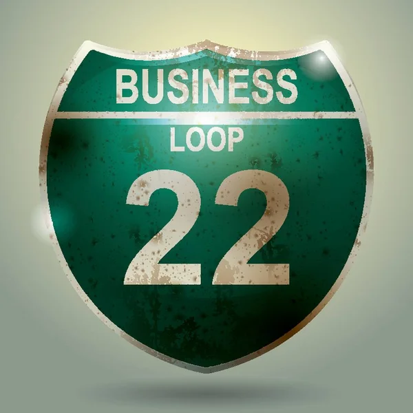 Business Loop Teken — Stockvector