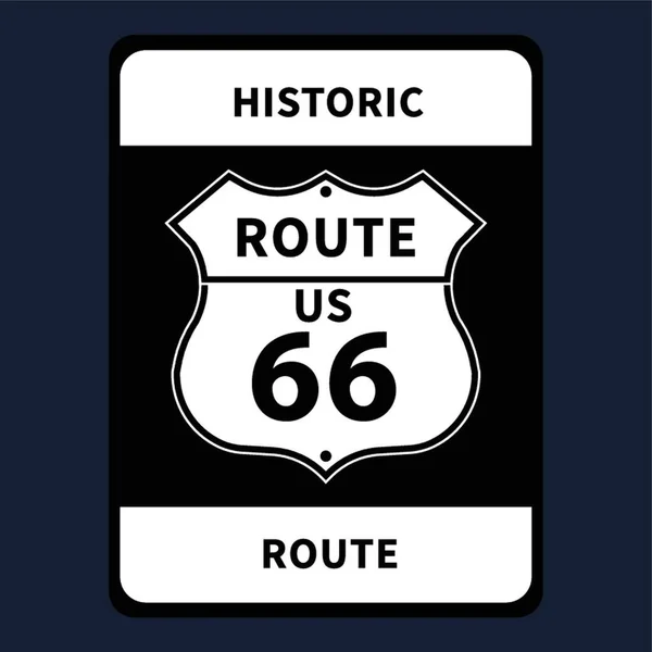 Historische Route — Stockvector