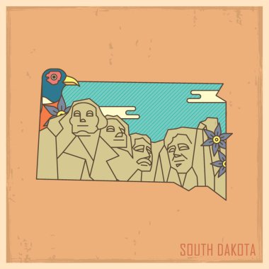 Güney Dakota durum haritası