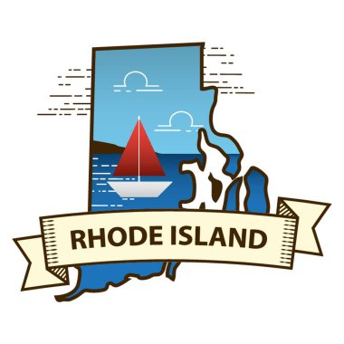 Rhode Island eyalet haritası