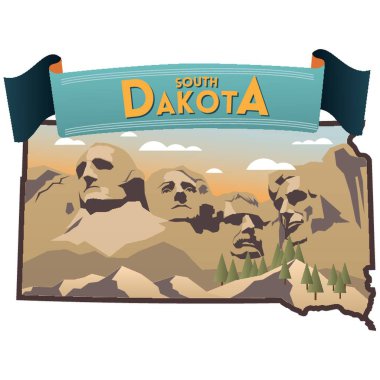 Güney Dakota durum haritası