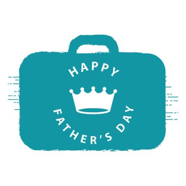 Babalar Günü evrak çantası etiketi