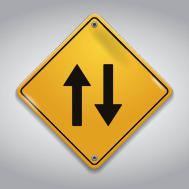 Çift yönlü yol işareti