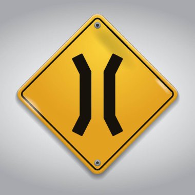 Dar köprü yol işaretleri