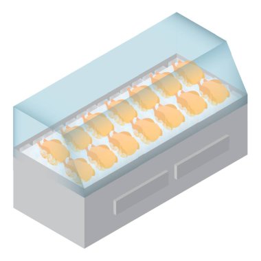 Buzdolabında çiğ tavuk.