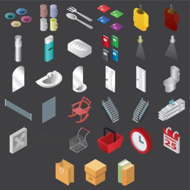 Çeşitli simgeler dizisi