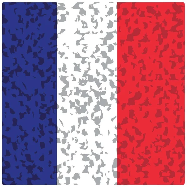 Fransa Bayrağı Soyut Arkaplan — Stok Vektör