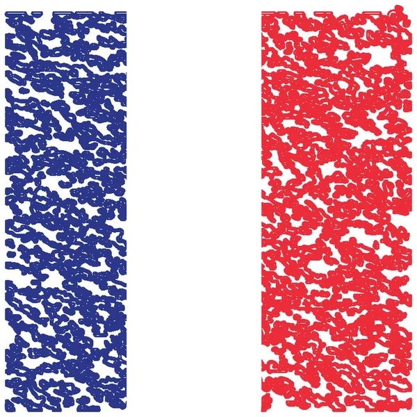 Bandera Francia Fondo Abstracto — Vector de stock