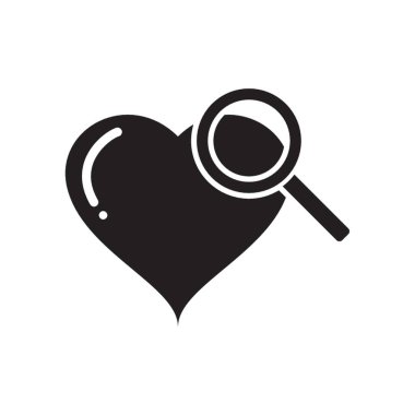 Bir büyüteçle kalp