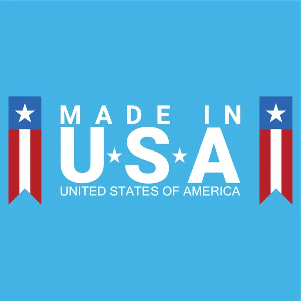 Label Made Usa — Image vectorielle