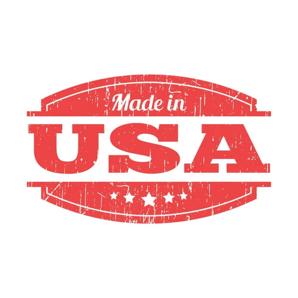 Made Usa Etikett — Stockvektor