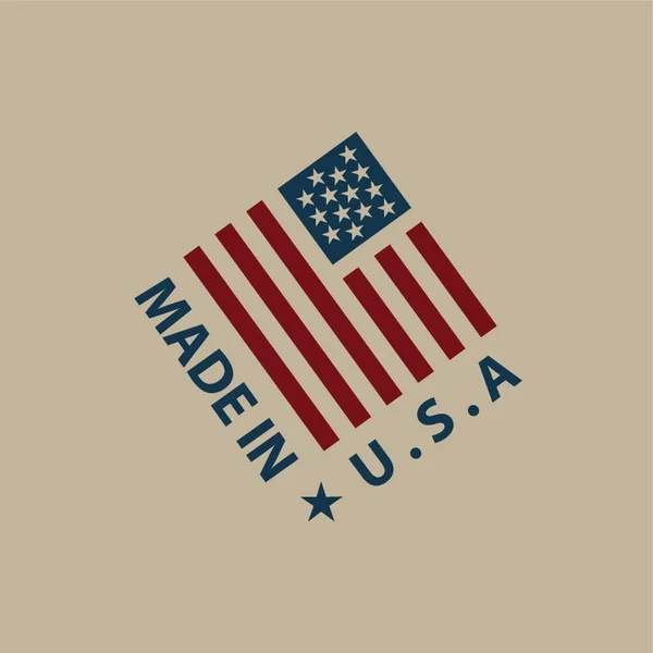 Label Made Usa — Image vectorielle