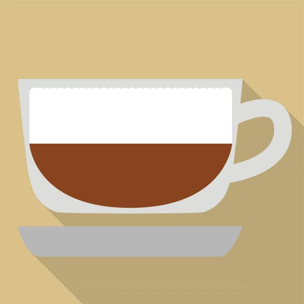 Kahve Fincanı Çay Tabağı — Stok Vektör