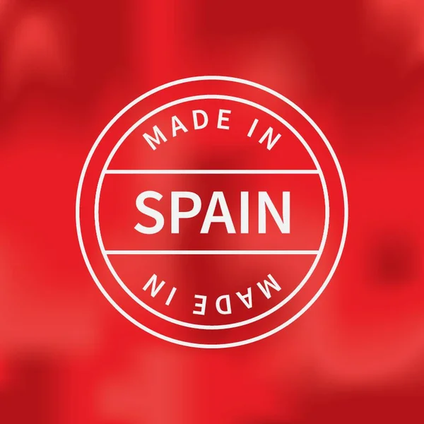 Made Spain Etiqueta —  Vetores de Stock