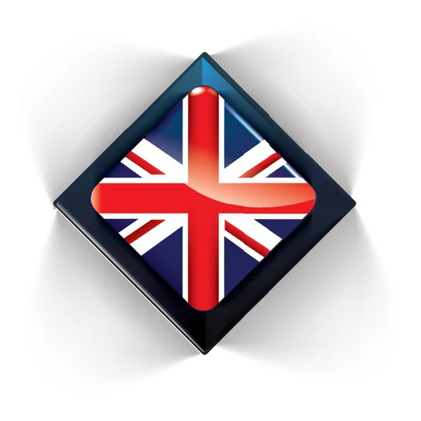 United Kingdom Flag Icon — Stock Vector