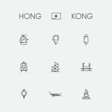 Hong Kong simgelerinin koleksiyonu