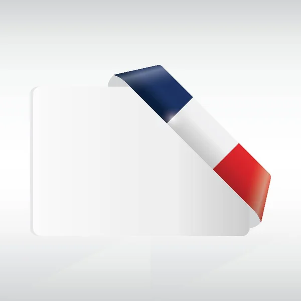フランス国旗アイコンベクトルイラスト — ストックベクタ