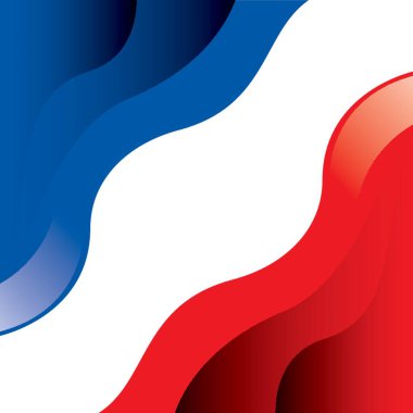 Fransa bayrak vektör illüstrasyonu