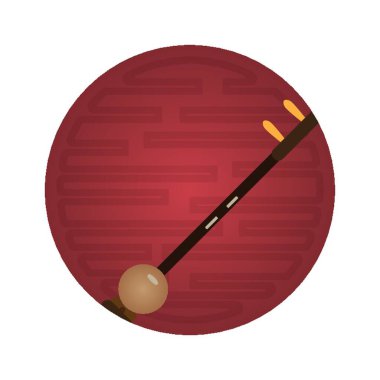 Çin bançosu vektör illüstrasyonu