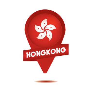 Hong Kong bayrağıyla konum kodu