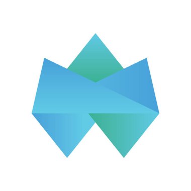 soyut logo vektör çizimi