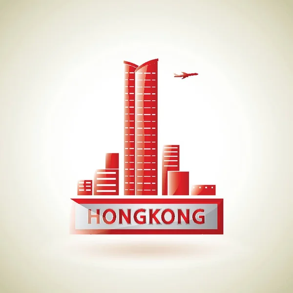 Hoge Klif Hong Hong — Stockvector