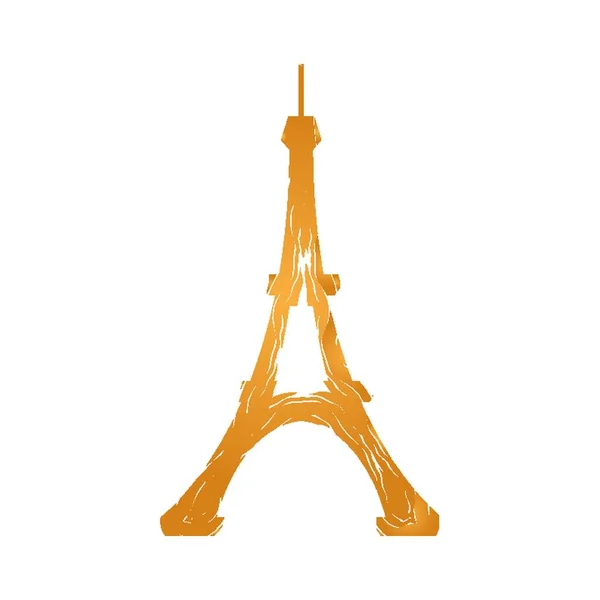 Ilustración Del Vector Torre Eiffel — Archivo Imágenes Vectoriales