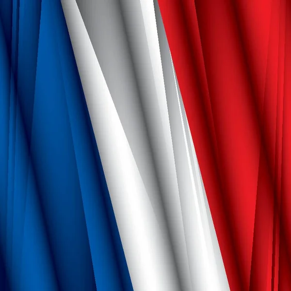 França Bandeira Vetor Ilustração —  Vetores de Stock